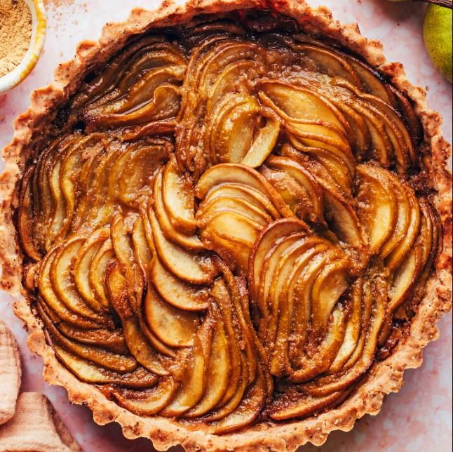 Pear Tart Sugar Free Baking Recipe